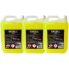 Lot de 3 Liquide de refroidissement, jaune, 5L, EXCELL -35°C - Diframa