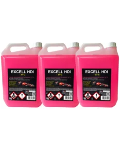 Lot de 3 Liquide de refroidissement, rose, 5L, EXCELL HDI -37°C