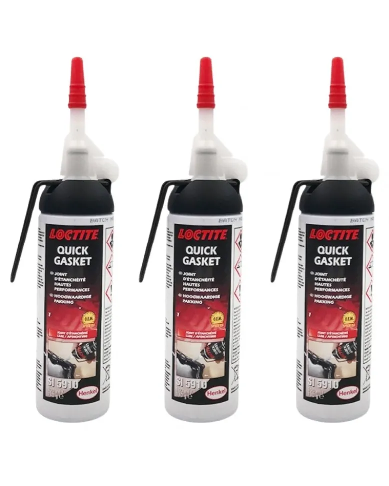 Lot de 3 LOCTITE 5910 joint d'étanchéité noir 100ml Cartouche