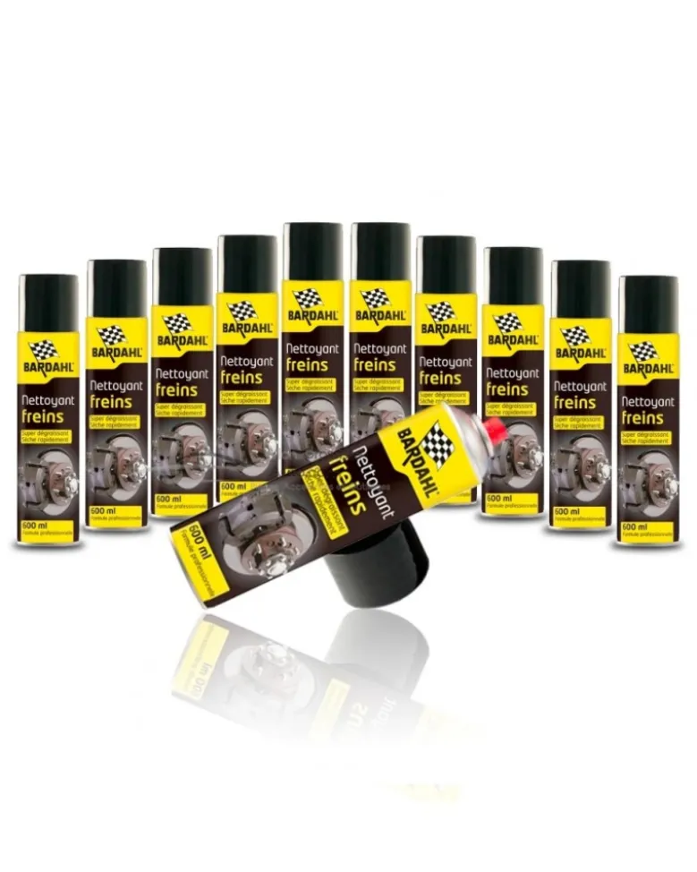 Lot de 12 Nettoyant dégraissant freins ultra puissant 600ml - Bardahl