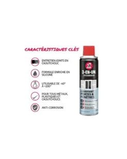 Lubrifiant, portes et fenêtres, 250 ml - 3-EN-UN