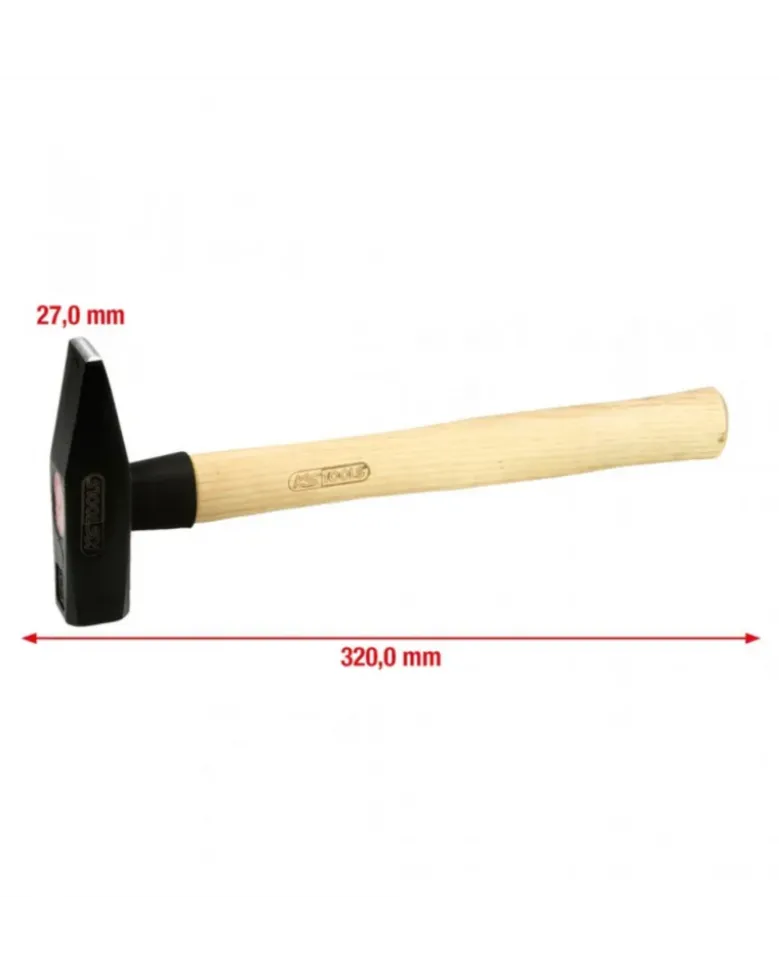 Marteau, mécanicien, manche hickory, 300 g (142.1330) - KS Tools
