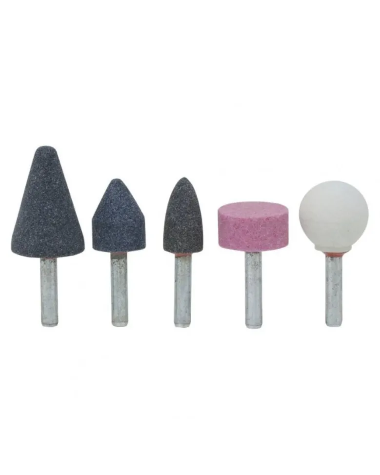 Meule, tige 6mm, 5 pièces - Sodise
