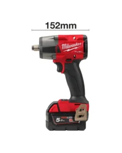 M18 FMTIW2F12-0X, Boulonneuse à chocs mid torque FUEL, carrée ½”, Fixation o’ring, 18v, sans batterie - Milwaukee
