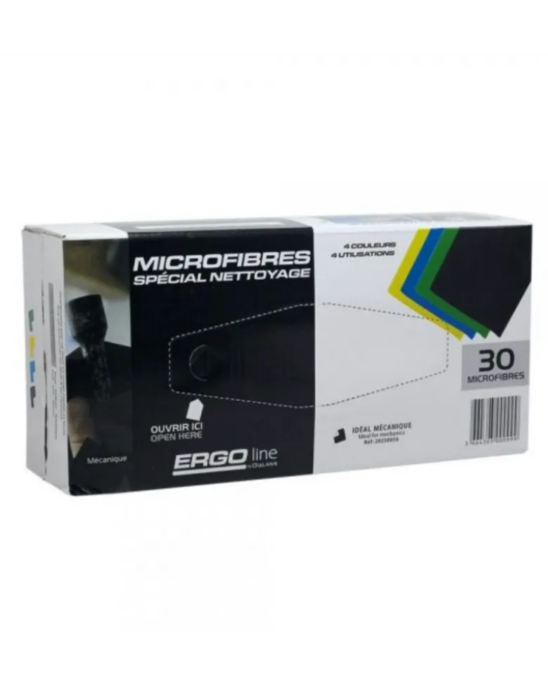 Microfibre noire, spécial mécanique, boîte de 30 - Dialann