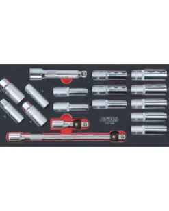 Module outils pour servante, 3 tiroirs, 158pcs - Kstools