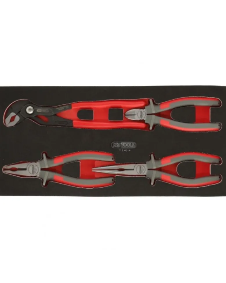 Module outils pour servante, 4 tiroirs, 173pcs - Kstools
