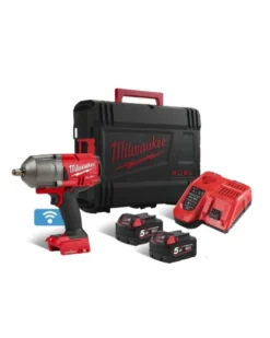 M18 ONEFHIWF12-502X, Boulonneuse à chocs Fuel One Key, Carré ½”, 18V, Bluetooth, 3 modes - Milwaukee