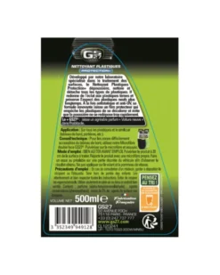 Nettoyant plastique, intérieur, voiture, 500ml - GS27
