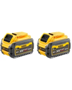 Pack 2 batteries XR FLEXVOLT 18V/54V 6ah/2ah, chargeur rapide - Dewalt