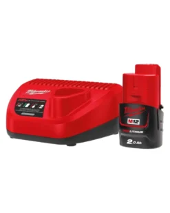 Pack milwaukee M12, batterie 2.0 Ah et chargeur 12v