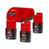 Pack NRJ, batterie milwaukee M12, 3ah, chargeur 12V