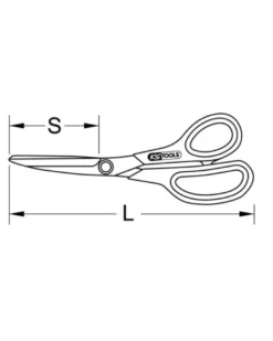 Paire de ciseaux, L.220 mm - Kstools