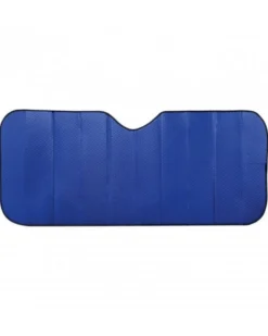 Pare-soleil voiture frontal, bleu, taille L 145x70cm - SWISSDRIVE