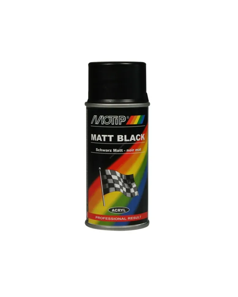 Peinture auto universelle noir mat, 150ml - Motip