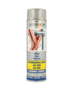 Peinture galvanisée, alu-zinc (M07302) 500ml - Motip