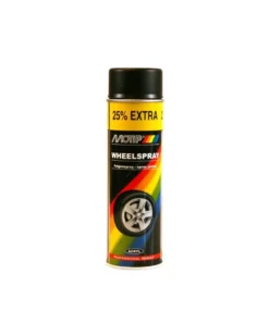 Peinture jantes noir brillant, 500ml - Motip