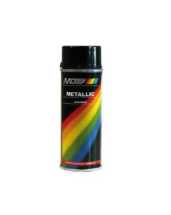 Peinture noir métalisé 400ml - Motip