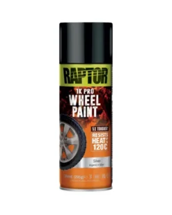 Peinture pour jantes, argentée, 364 ml - Raptor