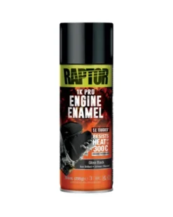 Peinture pour moteur, noir brillant, 364 ml - Raptor
