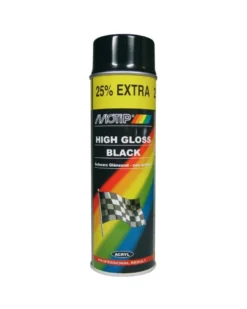 Peinture voiture noir brillant, 500ml - MOTIP