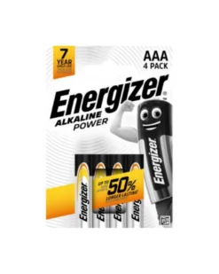 Pile AAA LR03, alcaline (lot de 4) - Energizer