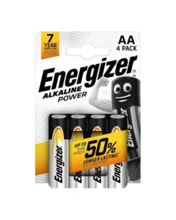 Pile AA LR6, alcaline (lot de 4) - Energizer