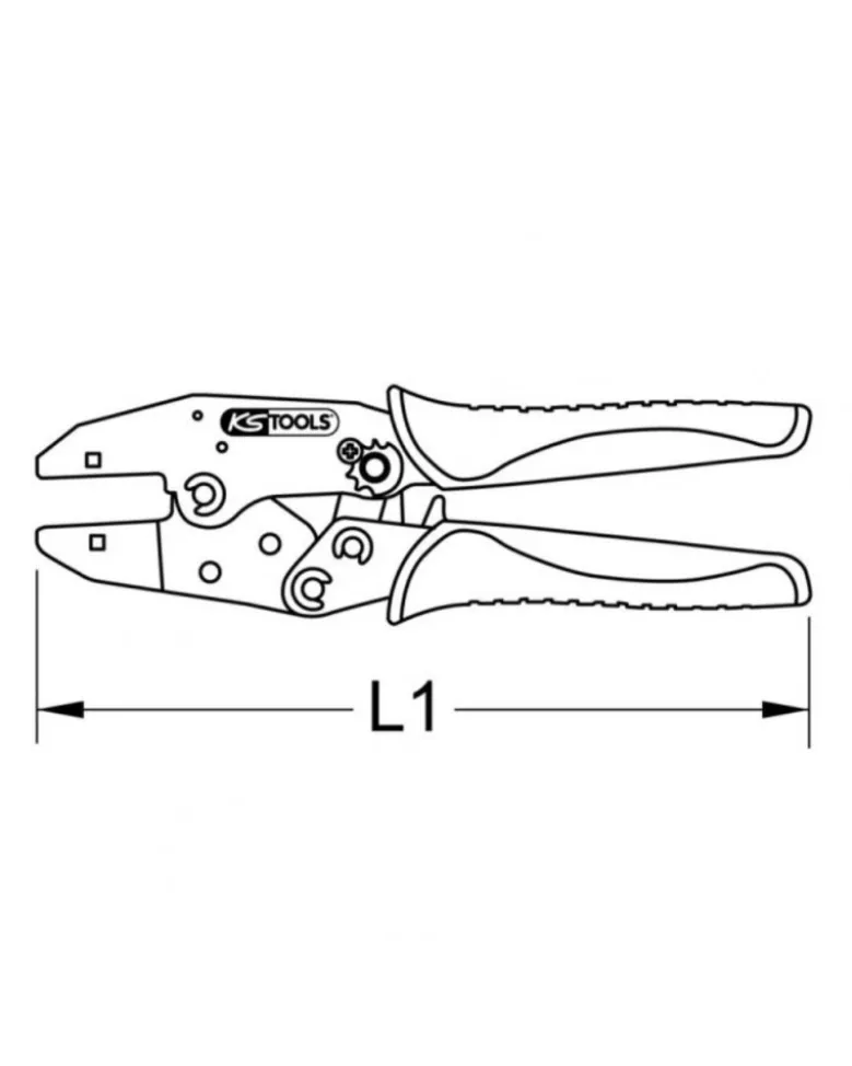 Pince à sertir (115.1401) - KS Tools