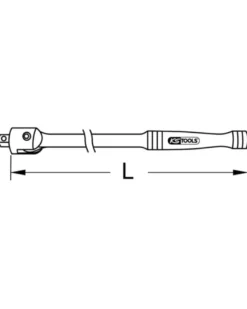 Poignée articulées longues ULTIMATE® 1/2, (L. 600mm) - KSTOOLS