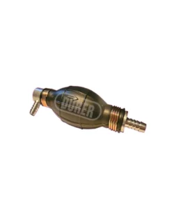 Pompette entrée coudée Poire d'amorcage Carburant 8mm à clapet Durer