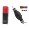 Pompette sortie coudée Poire d'amorcage Carburant 8mm à clapet Durer