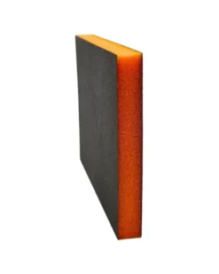Éponge abrasive, double face, orange, x100 - Dialann