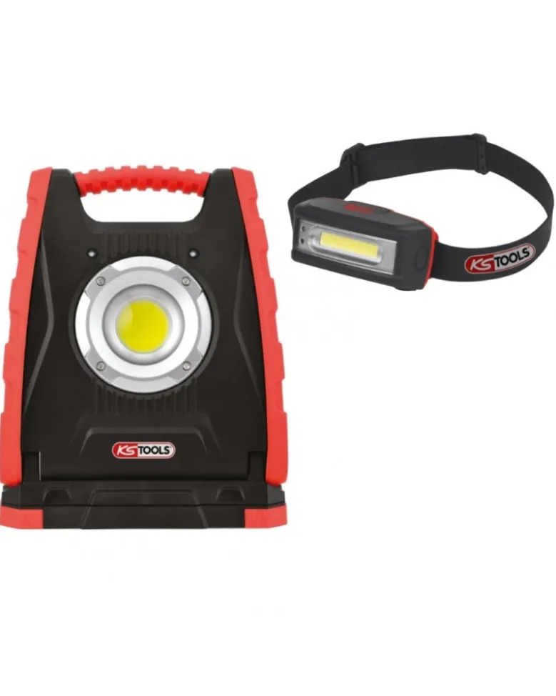 Projecteur à led + lampe frontale rechargeable Kstools