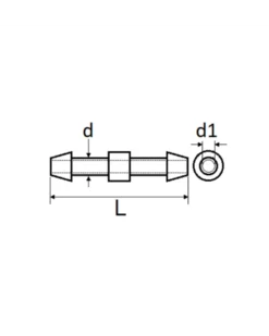 Raccord tuyau lave glace, 2 voies, ø4,5mm - Restagraf