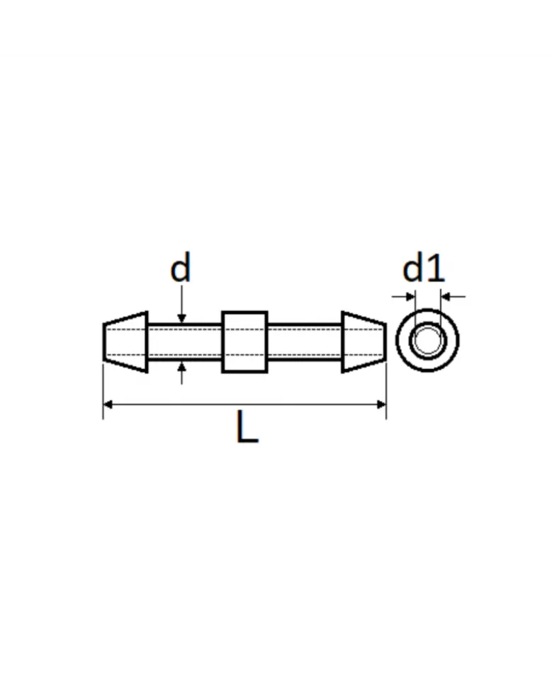 Raccord tuyau lave glace, 2 voies, ø4,5mm - Restagraf