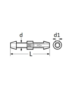 Raccord tuyau lave glace, 2 voies, anti-retour, ø5mm - Restagraf