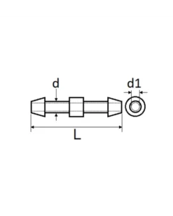 Raccord tuyau lave glace, 2 voies, ø5mm - Restagraf