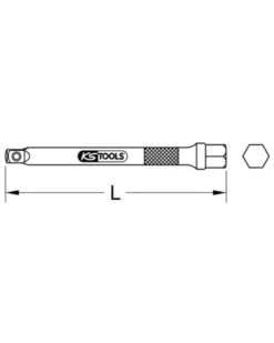 Rallonge ultimate 1/4'', L.50 MM - KS TOOLS