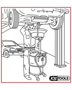 Récupérateur d'huile par gravité 65 L (160.0001) - KS TOOLS
