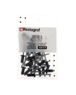 Rivet carrosserie, ø6,4 x 12 mm, 20pcs - Restagraf