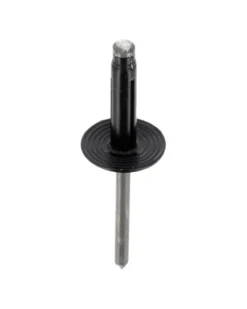Rivet expansé, bouclier, noir, ø4.8 x 20.5 mm, 20pcs - Restagraf