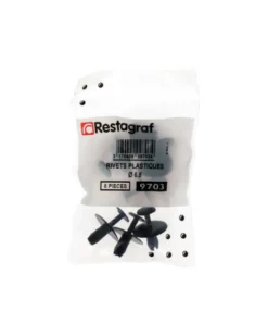 Rivet plastique, insonorisant capot, ø6.5 mm, x8 - Restagraf
