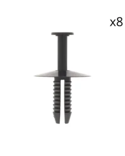 Rivet plastique, pare boue et carter d'aile, ø6 mm, x8 - Restagraf