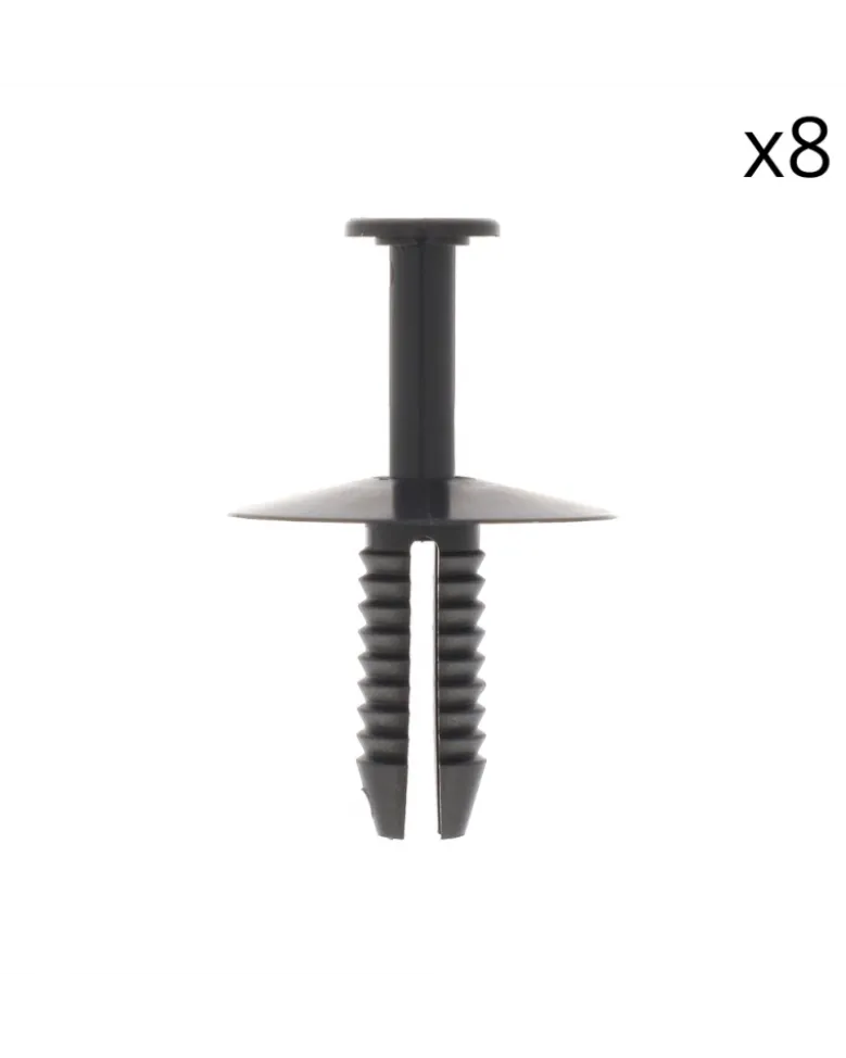 Rivet plastique, pare boue et carter d'aile, ø6 mm, x8 - Restagraf