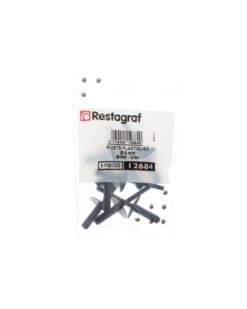 Rivet plastique, pare boue et carter d’aile, ø6 mm, x8 - Restagraf