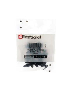 Rivet plastique, pare boue et carter d’aile, ø6,3 mm à 7,5 mm, x10 - Restagraf