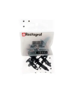 Rivet plastique, pare boue et carter d’aile, ø8 mm à 8.25 mm, x8 - Restagraf