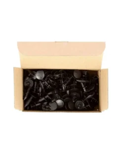 Rivets plastiques, bouclier et grille de baie d'auvent,ø 8 x 8,2 mm, x100 pcs - Restagraf