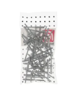 Rivet, tête large, aluminium 4,8 x 18 mm, 44 pcs - Restagraf