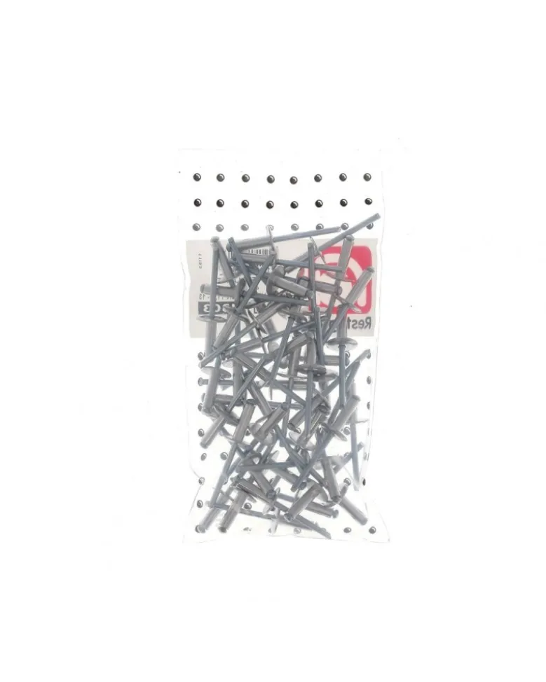 Rivet, tête large, aluminium 4,8 x 16 mm, 48 pcs - Restagraf
